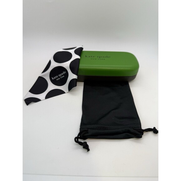 KATE SPADE IVIE 09Q 52-16-140 Eyeglasses Metal/Plastic Temple, CASE POUCH CLOTH - Picture 3 of 16